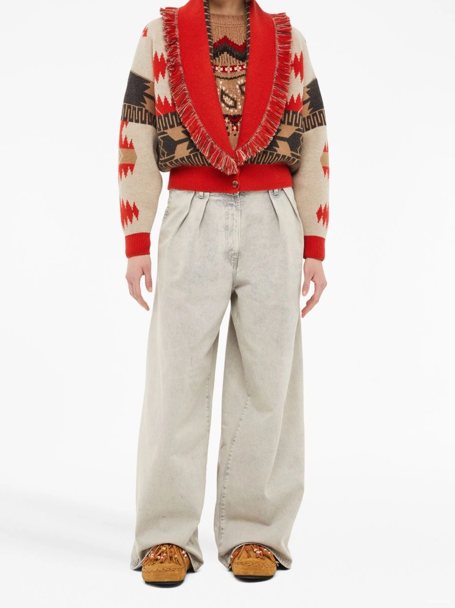 Affordable Women jacquard bomber cardigan Icon Alanui 0427